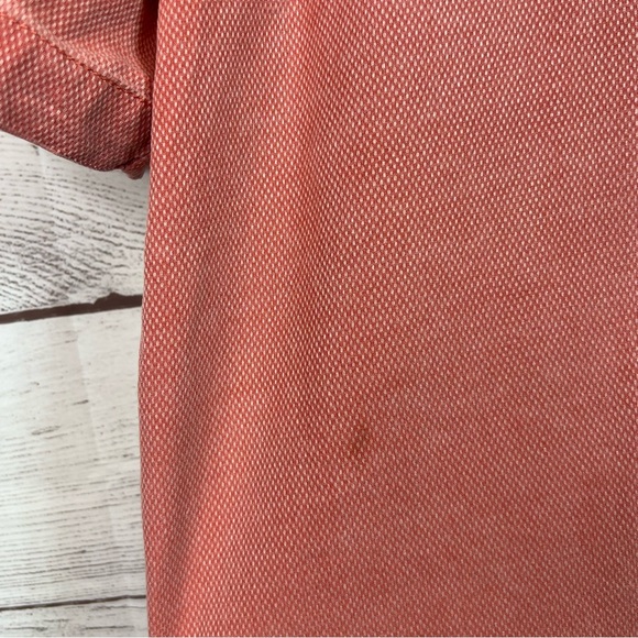 Nat Nast Mens Short Sleeve Red Button Down Shirt Size L Silk Cotton - Picture 5 of 11